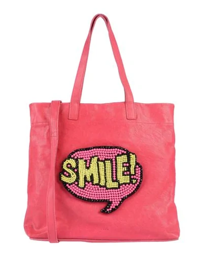 Shop P.a.r.o.s.h Handbag In Pastel Pink