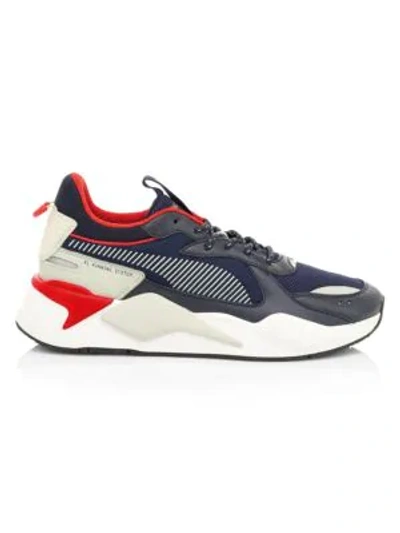 Shop Puma Men's Rs-x Core Sneakers In Blue