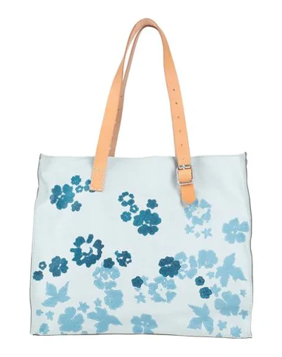 Shop Caterina Lucchi Handbag In Sky Blue