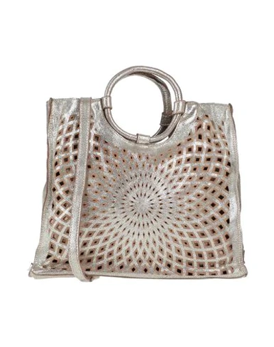 Shop Caterina Lucchi Handbag In Khaki