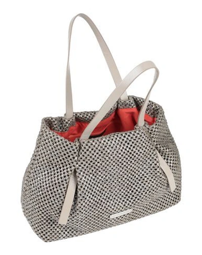 Shop Roberta Gandolfi Handbag In Dove Grey