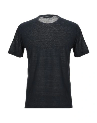 Shop Nuur T-shirts In Dark Blue