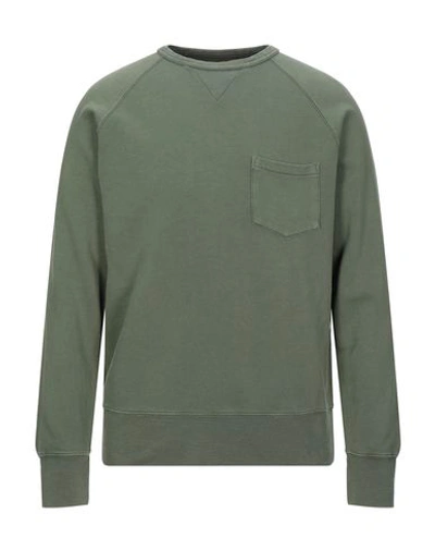Shop Bellerose Sweatshirt In Military Green