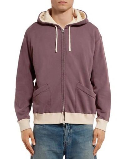 Shop Chimala Hooded Sweatshirt In Maroon