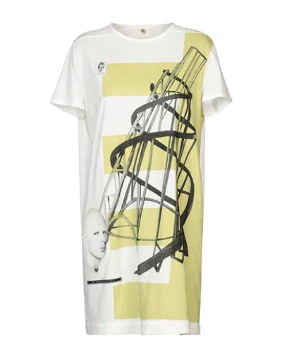 Shop Rick Owens Drkshdw T-shirts In White