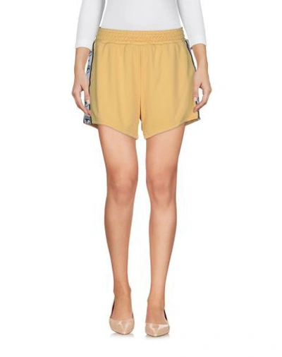 Chiara Ferragni Woman Shorts & Bermuda Shorts Yellow Size M Polyester In Yellow