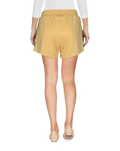 Shop Chiara Ferragni Woman Shorts & Bermuda Shorts Yellow Size M Polyester