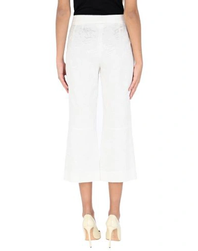 Shop Dolce & Gabbana Cropped Pants In White
