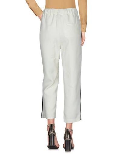 Shop Alysi Casual Pants In Ivory