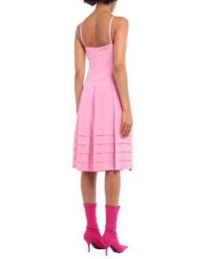 Shop Moschino Midi Dresses In Pink