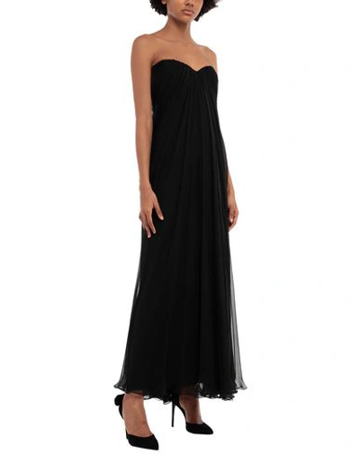 Shop Alexander Mcqueen Long Dresses In Black