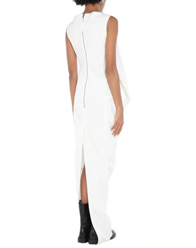 Shop Rick Owens Long Dresses In White