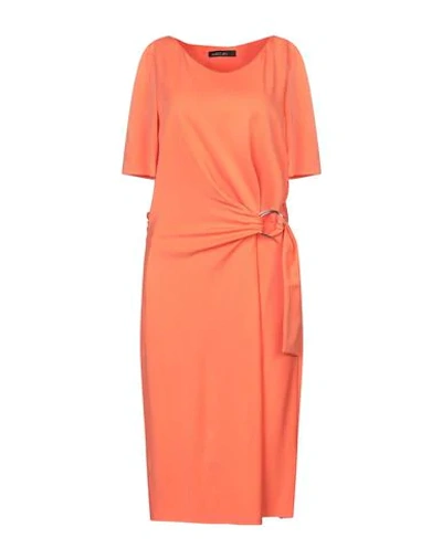 Shop Marc Cain Knee-length Dress In Orange