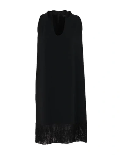 Shop Antonelli Woman Short Dress Black Size 4 Acetate, Viscose