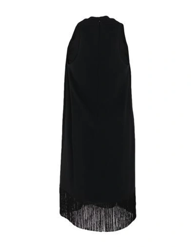 Shop Antonelli Woman Short Dress Black Size 4 Acetate, Viscose