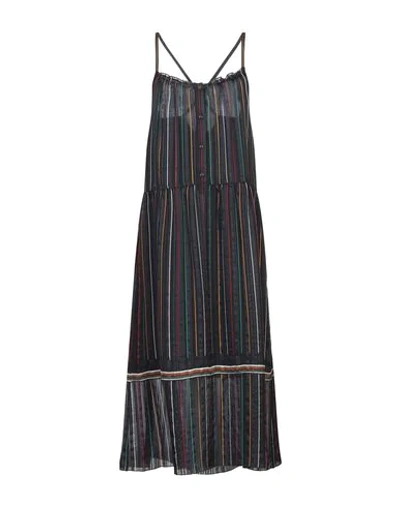 Shop Rag & Bone Midi Dress In Black