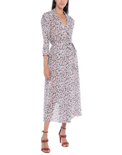 Shop Chloé Woman Maxi Dress Light Grey Size 2 Viscose