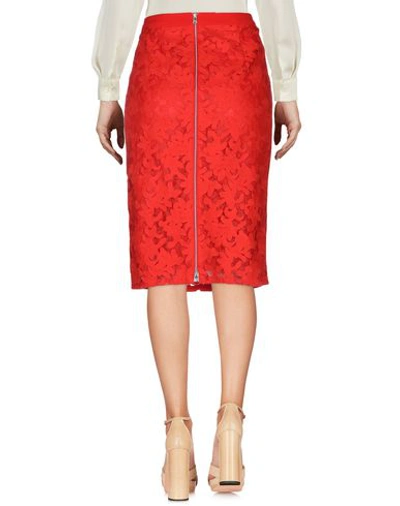 Shop Marc Cain Knee Length Skirt In Red