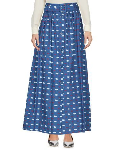 Vivetta Maxi Skirts In Blue
