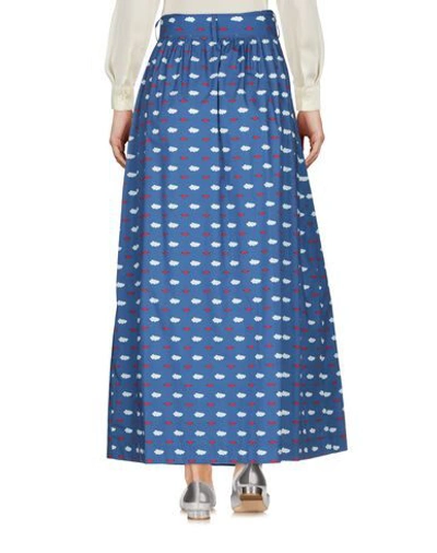 Vivetta Maxi Skirts In Blue