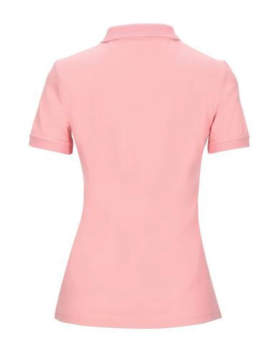 Shop Burberry Polo Shirt In Pink