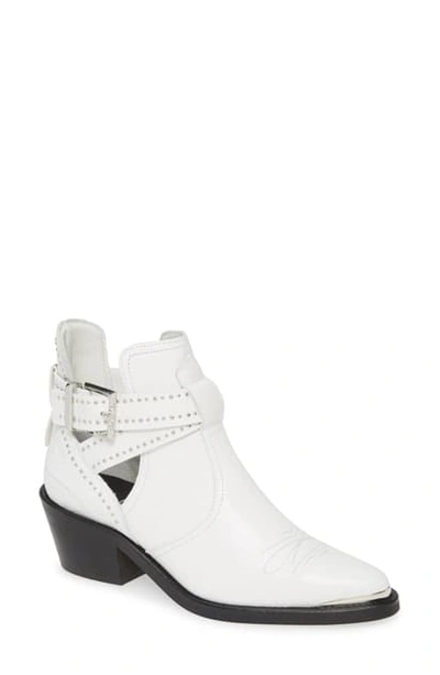 Shop Ted Baker Celania Bootie In White Leather