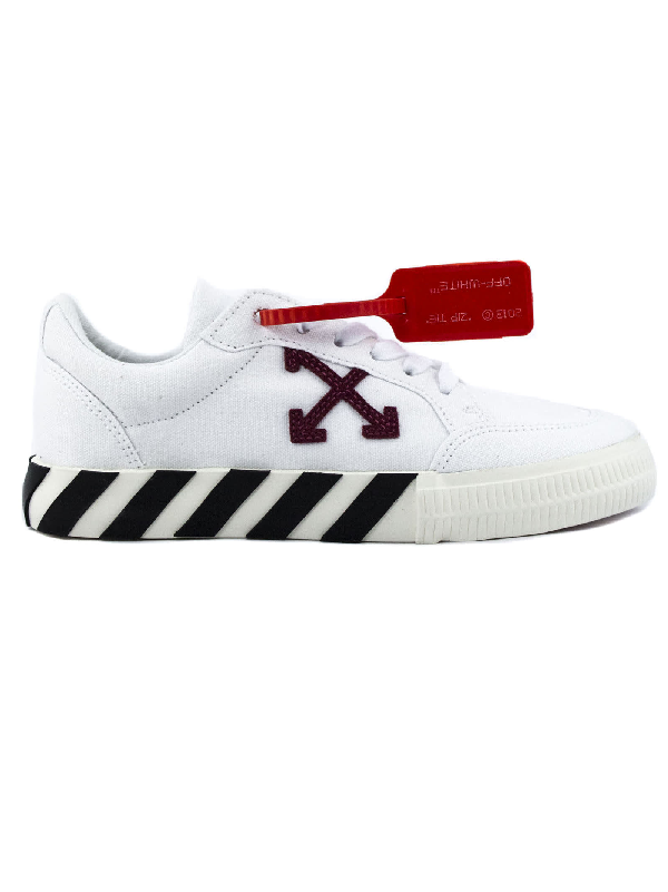 vulcanized new arrow canvas stripe sneakers
