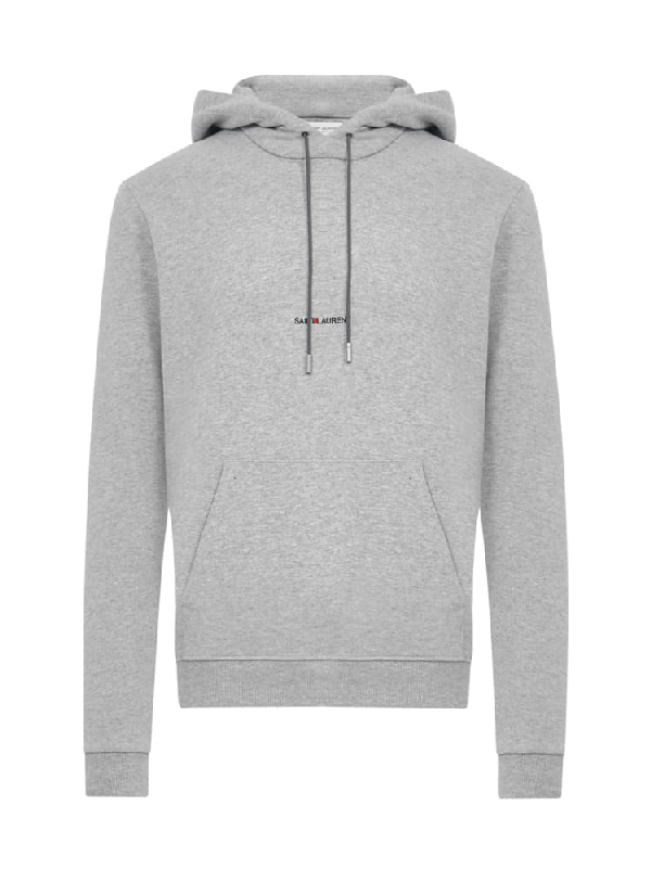 saint laurent hoodie grey