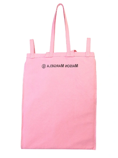 Shop Mm6 Maison Margiela Branded Bag In Pink