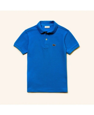 Shop Lacoste Big Boys Short Sleeve Classic Pique Polo Shirt In Ibiza
