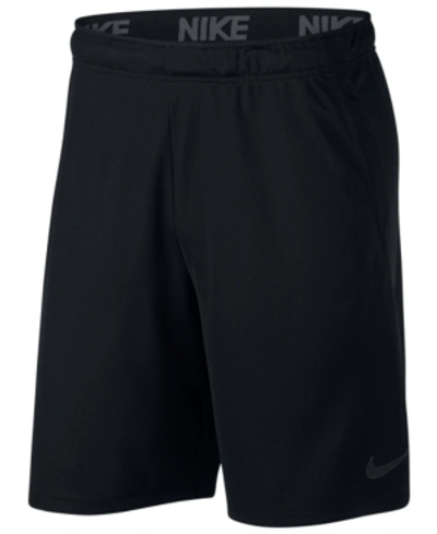 Shop Nike Men's Dry Training 9" Shorts In Black/grey