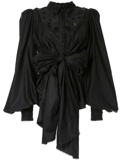 Shop Acler Vicount Blouse In Black