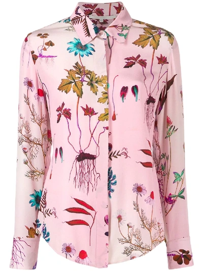 Shop Stella Mccartney Floral Print Shirt In Pink