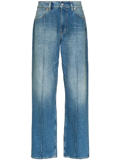 FADED WIDE-LEG JEANS