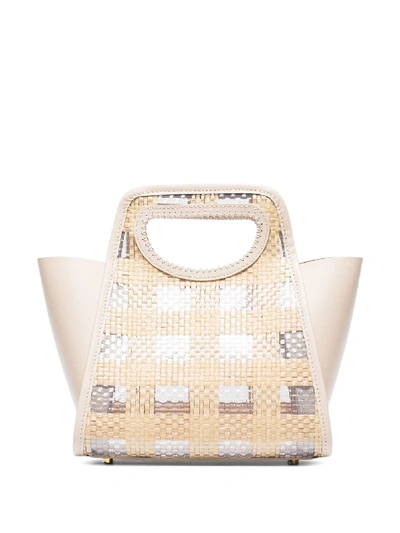 Shop Elleme Small Cupidon Tote Bag In Neutrals