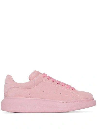 Shop Alexander Mcqueen Oversized Low-top Sneakers In Pink