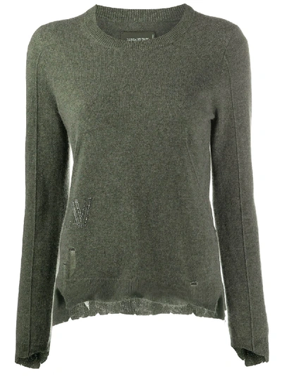 Shop Zadig & Voltaire Shania Cashmere Jumper In Green