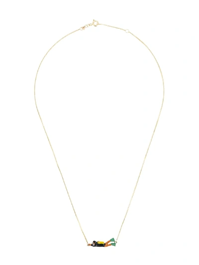 9KT YELLOW GOLD SUB NECKLACE