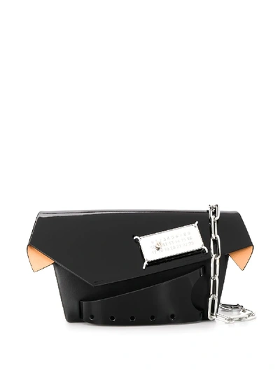 Shop Maison Margiela Small Snatched Bag In Black