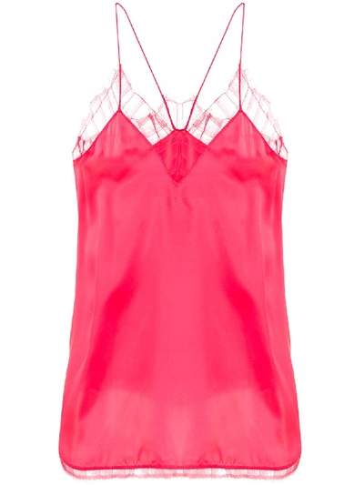 Shop Iro Berwyn Lace Camisole In Pink