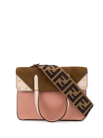 Shop Fendi Medium Flip Tote Bag In Pink