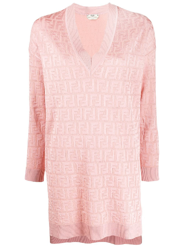 fendi pink dress