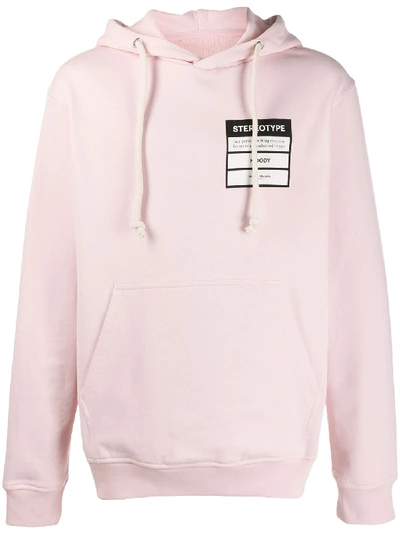 Shop Maison Margiela Stereotype Hoodie In Pink