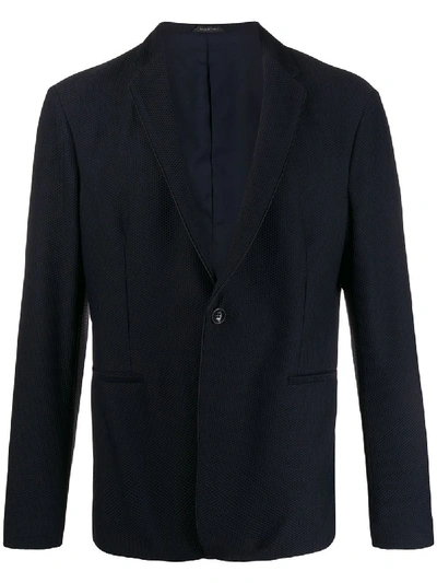 Shop Giorgio Armani Suit Jacket In Blue