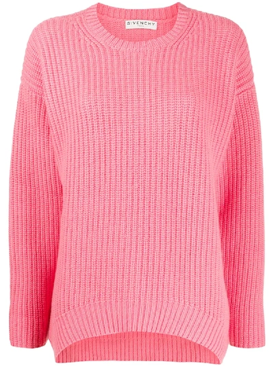 Shop Givenchy Oversized Jumper In Pink