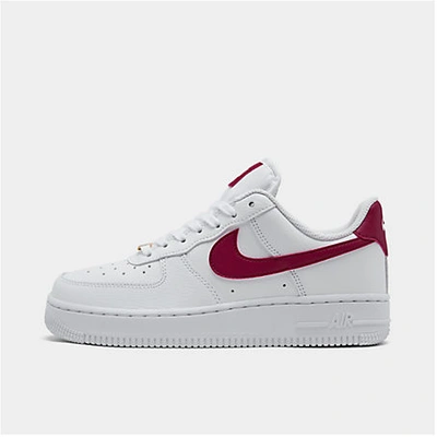 Shop Nike Women's Air Force 1 Low Casual Shoes In White