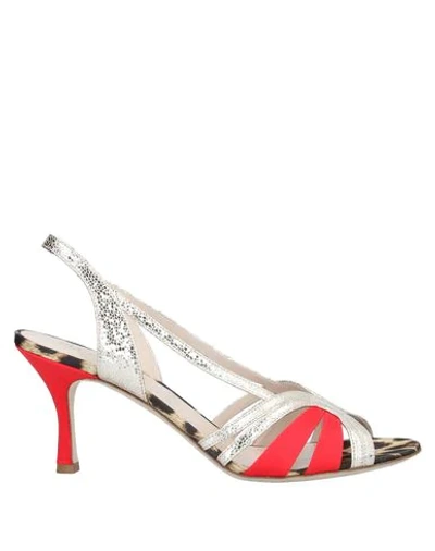 Shop Gia Couture Sandals In Platinum