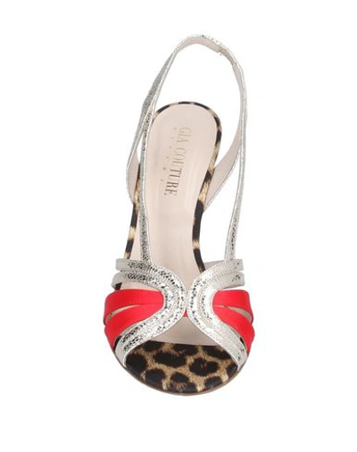 Shop Gia Couture Sandals In Platinum
