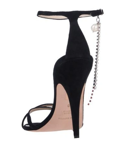 Shop Magda Butrym Woman Sandals Black Size 6 Soft Leather