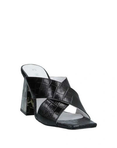 Shop Chio Sandals In Black